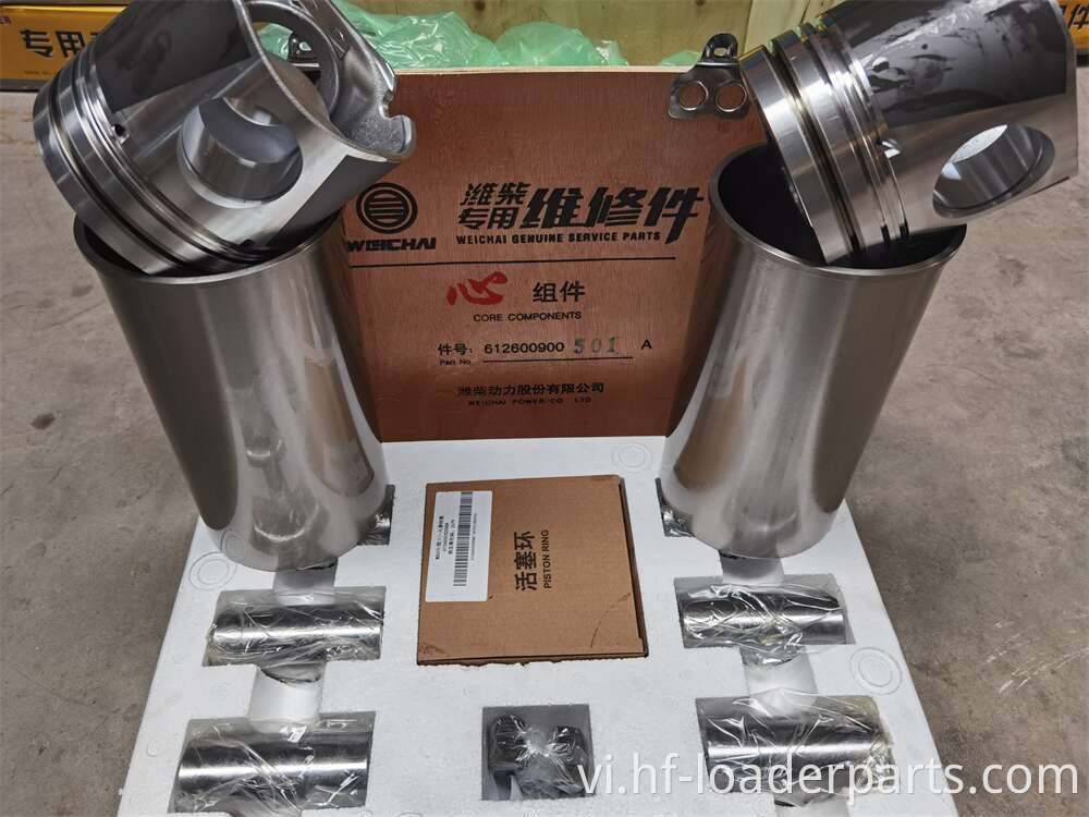 Piston and cylinder liner kit Weichai four matching for SDLG